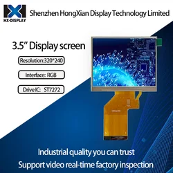 3.5 Inch LCD Display IPS 320x240 High Pixel 54PIN Plug RGB Interface TFT LCD Screen