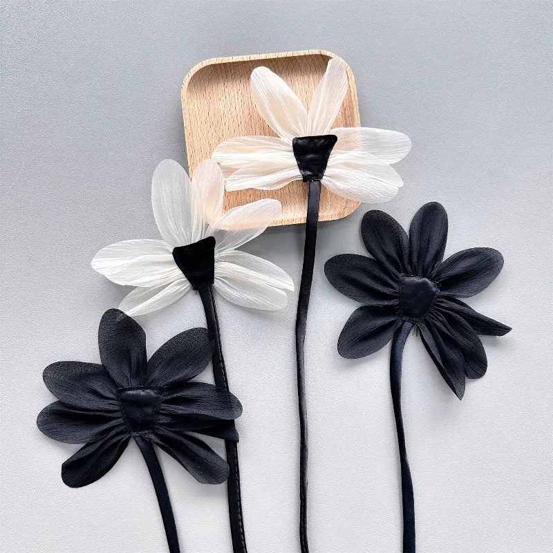 1-3 Pieces, New Three-dimensional Lotus Leaf Flower Mesh Ribbon Clothing  Clothing Decoration DIY Chest Flower Pin Accessories