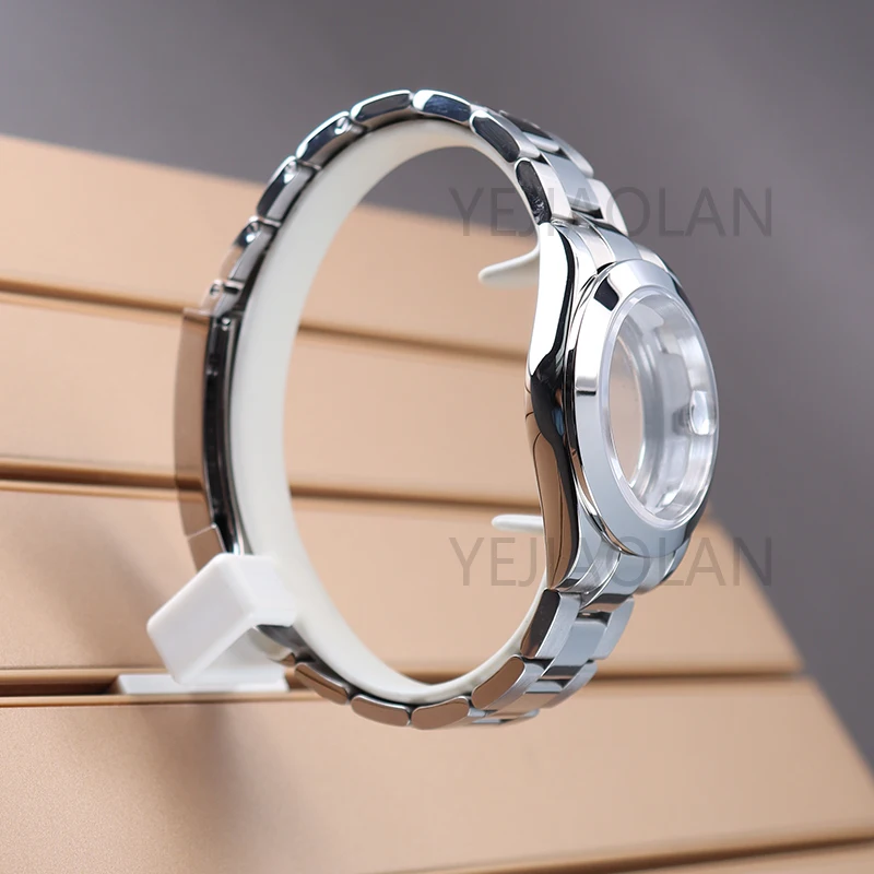 40mm/36mm Watch Cases Bracelet Sapphire Crystal Glass Parts For Day Date nh34 nh35 nh36 nh38 Miyota 8215 Movement 28.5mm Dial