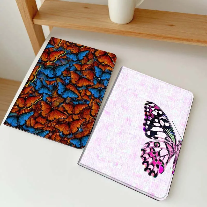 

Cartoon Butterfly Pattern Print Tablet Case For Apple iPad Air Pro mini 1 2 3 4 5 6 7 8 9 11 M2 M3 M5 M4 5th 6th 7th 10th 11th