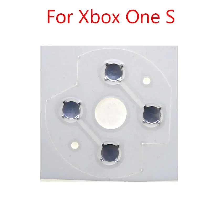 Yuxi อะไหล่สำหรับ Xbox One S คอนโทรลเลอร์ D-Pad, ปุ่มโดมโลหะสติกเกอร์ฟิล์มนำไฟฟ้าสำหรับ Xbox Series X S ชิ้นส่วนซ่อม
