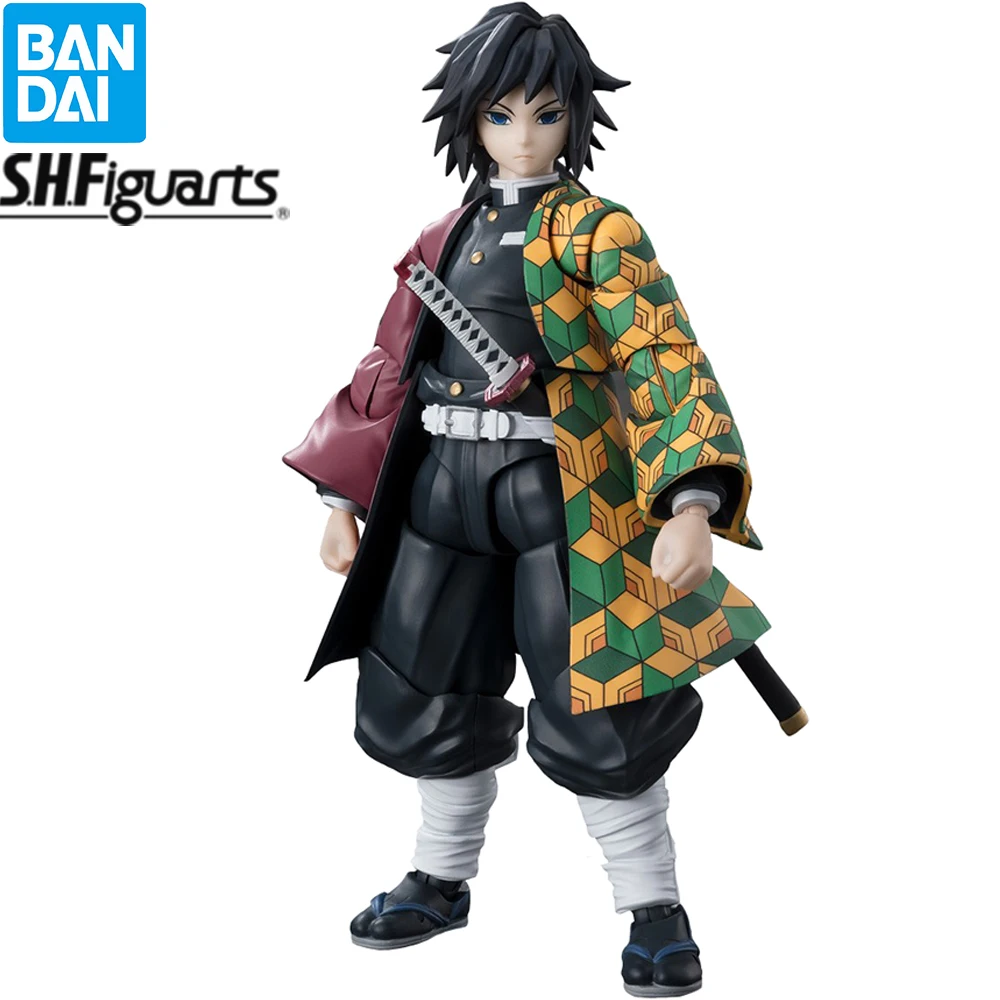 

BANDAI S.H.Figuart Demon Slayer Tomioka Giyuu Figure Collectile Anime Action Figure Model Toys Gift For Kids