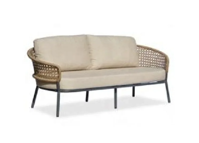 

#Outdoor sofa coffee table combination terrace sun room courtyard leisure rattan sofa model room designer rattan furniture#