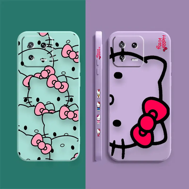 Case For Xiaomi PCOO F3 F4 F5 M3 M4 M5 X3 X4 X5 MIX 3 4 X2 M2 GT Pro 4G 5G Case Funda Shell Anime H-Hello K-Kitty Cat