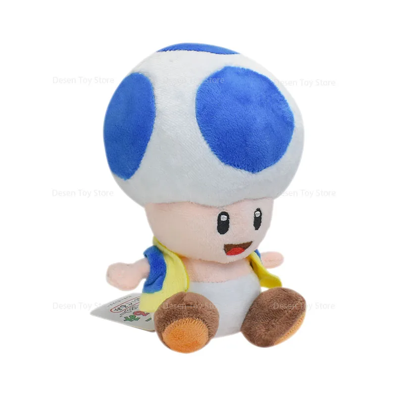 Anime Mario Plush Toys, Sapo Amarelo, Azul, Verde, Vermelho, Boneca de Pelúcia, Presente de Aniversário, Natal, 16cm, 4 Estilos