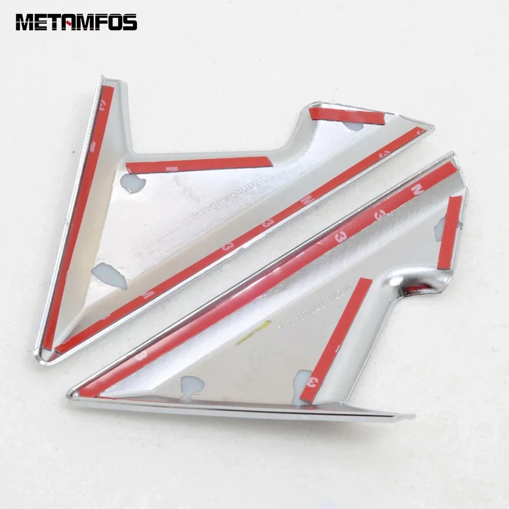 For Nissan X-Trail Rogue 2014-2018 2019 2020 Chrome Window A Pillar Cover Trim Decorative Frame Exterior Accessories Car Styling
