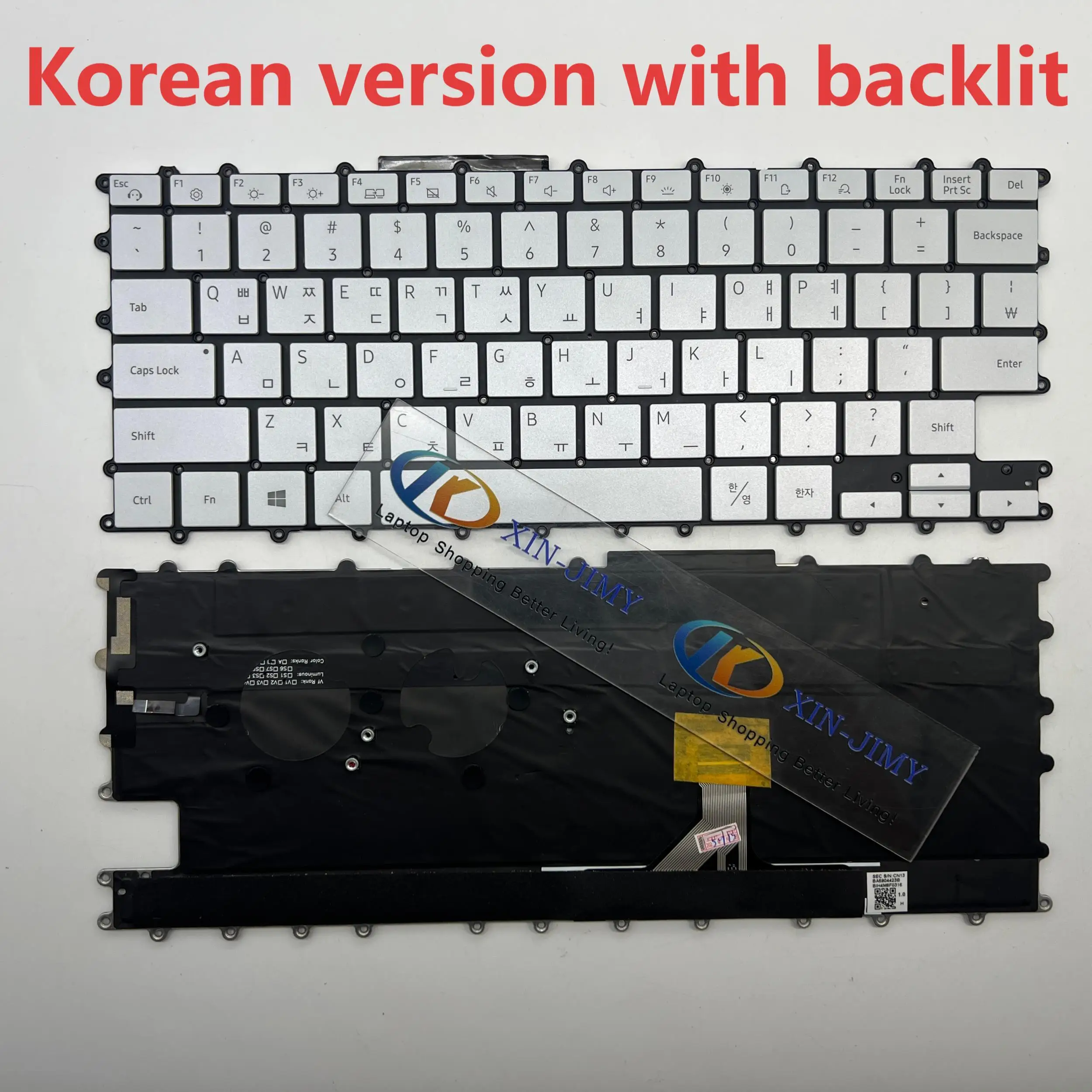 NP930XCJ US korean backlit keyboard For Samsung NP930XCJ 930XCJ white laptop keyboard KR US