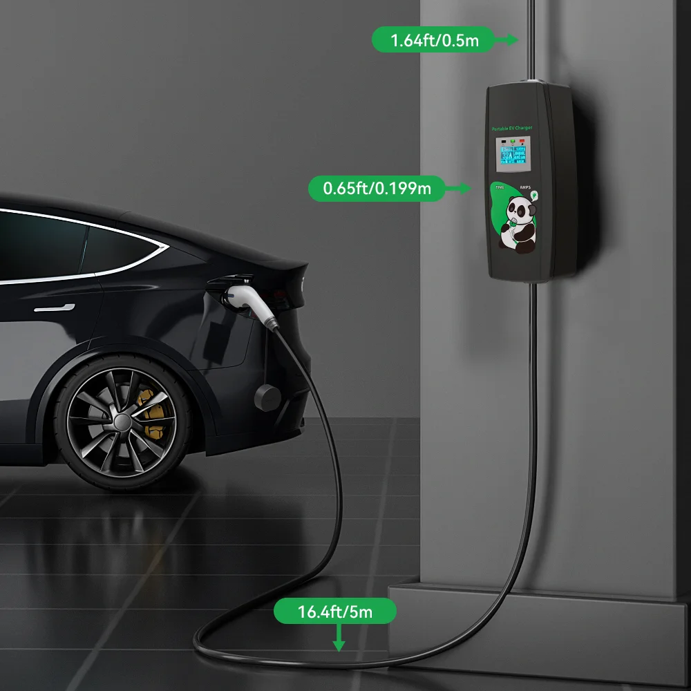 Prise portative de chargeur de véhicule électrique de tiens ons 3.5kW NACS de placements de Nema5-15 chargeur de véhicule électrique pour des