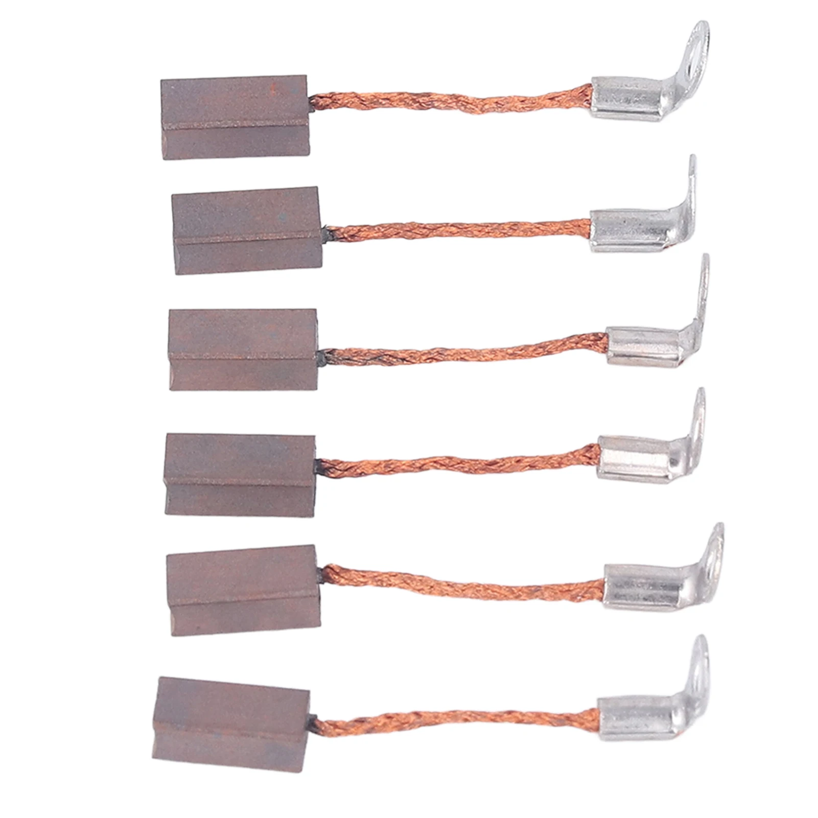 6PCS 540 550 RC Brushed Motor Carbon Brushes Low Spark External Carbon Brush Low Noise Replacement Carbon Replaceable Tools