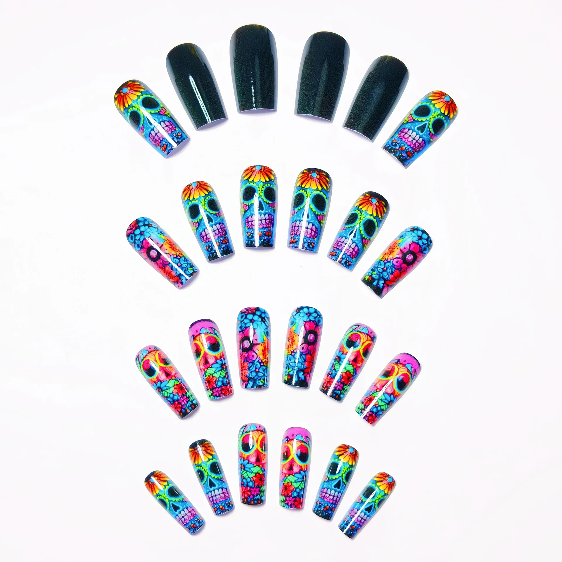 Medium vierkante kunstnagels v - Nail Art Orange recensie en prijs