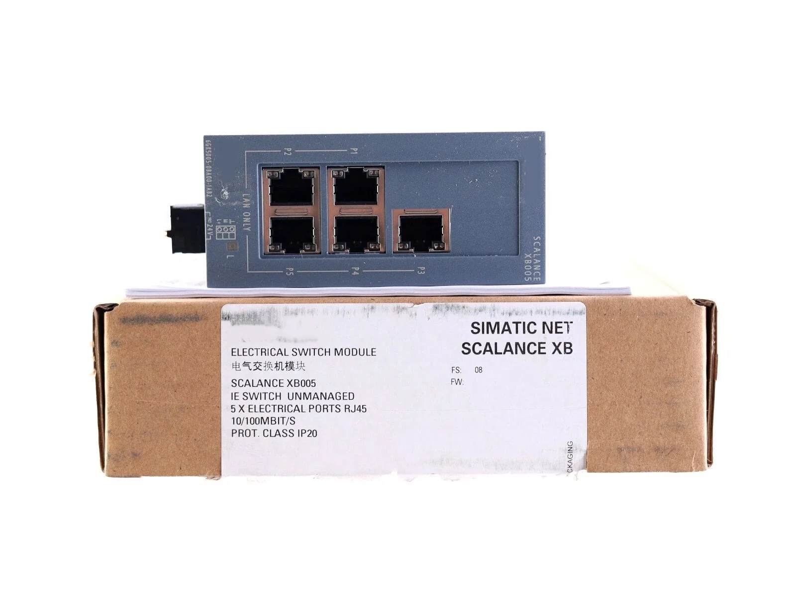 

6GK50050BA001AB2 6GK5005-0BA00-1AB2 SCALANCE X000 series Non-network management