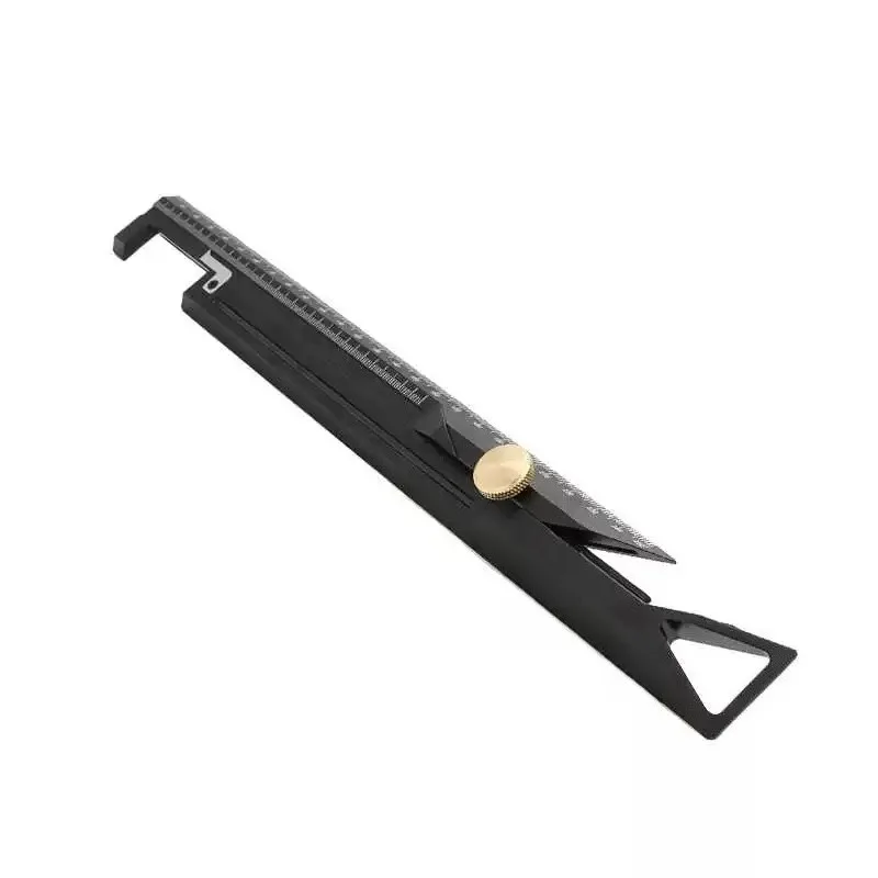 For Aluminum Alloy Scribing Right Angle Ruler Woodworking Measuring Ruler Multi-function Limit