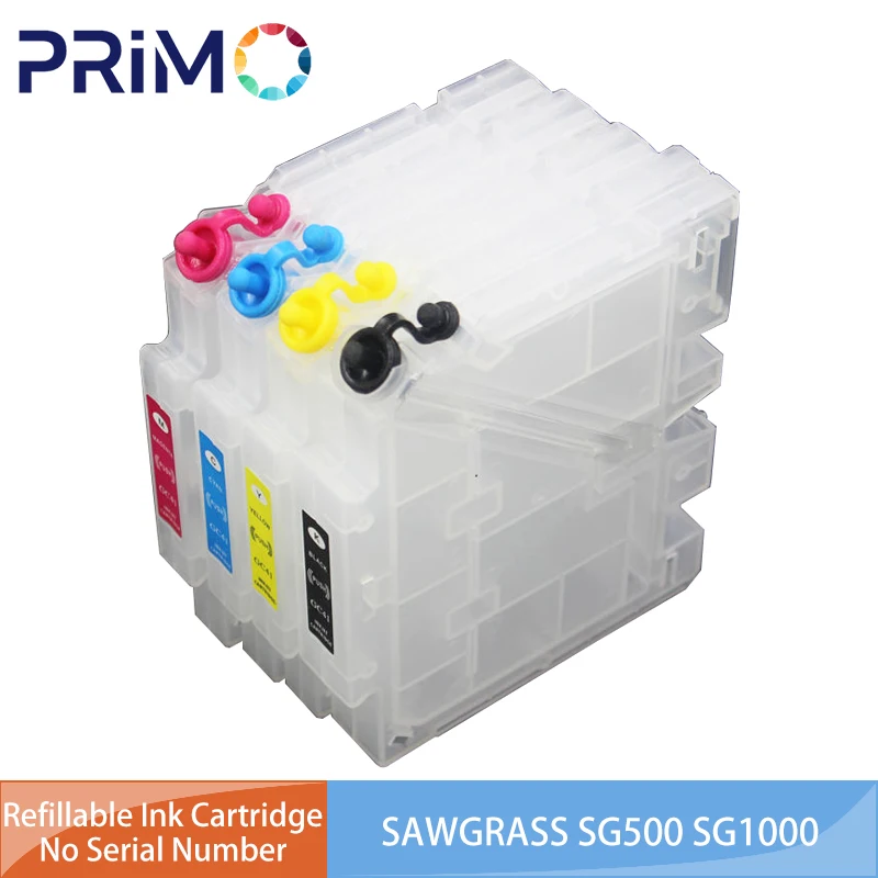 No Serial Number SG500 SG1000 Refillable Ink Cartridge Empty for Ricoh SAWGRASS SG500 SG1000 With Chip