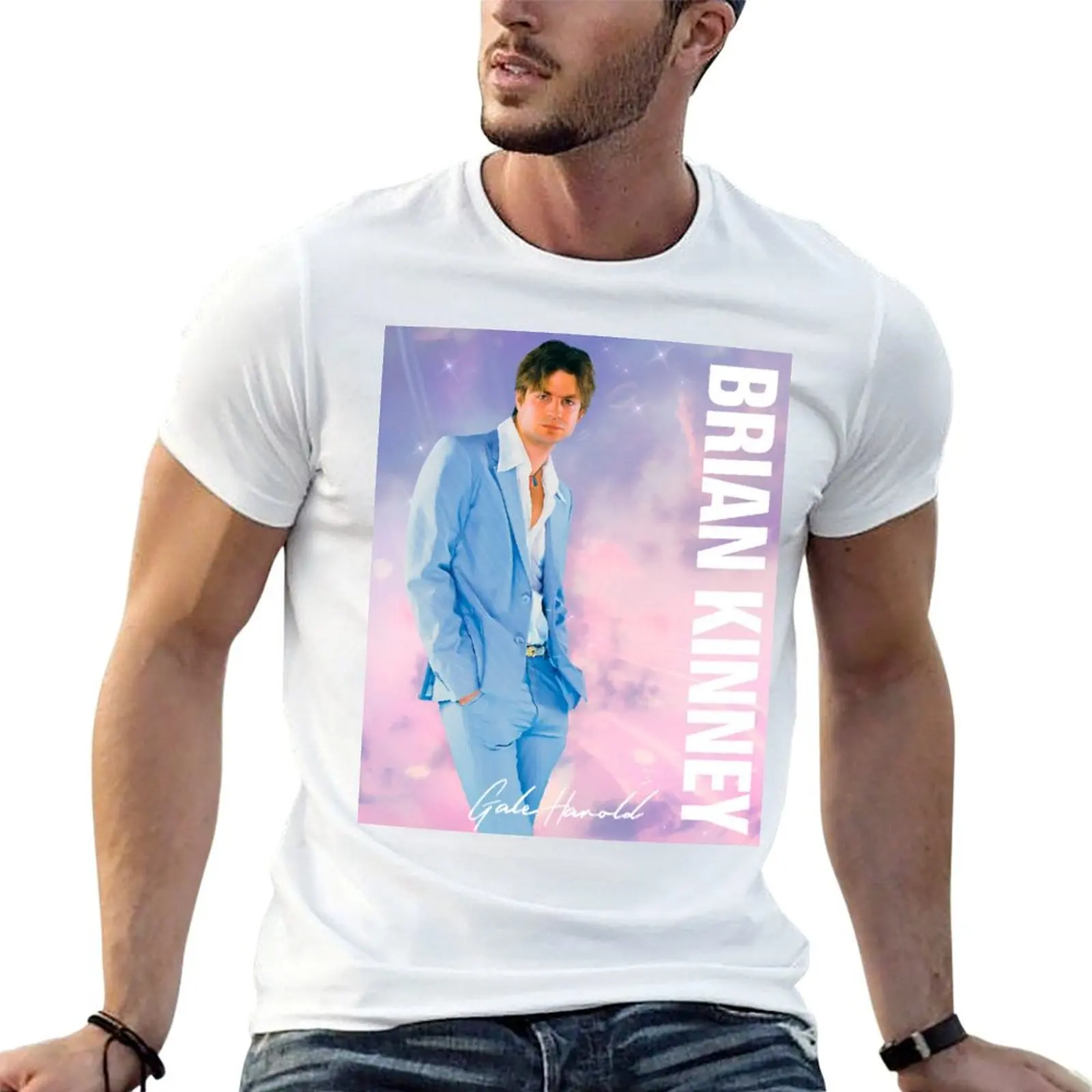GALE HAROLD BRIAN KINNEY T-Shirt Basic Comfort Fit T-Shirt for Men