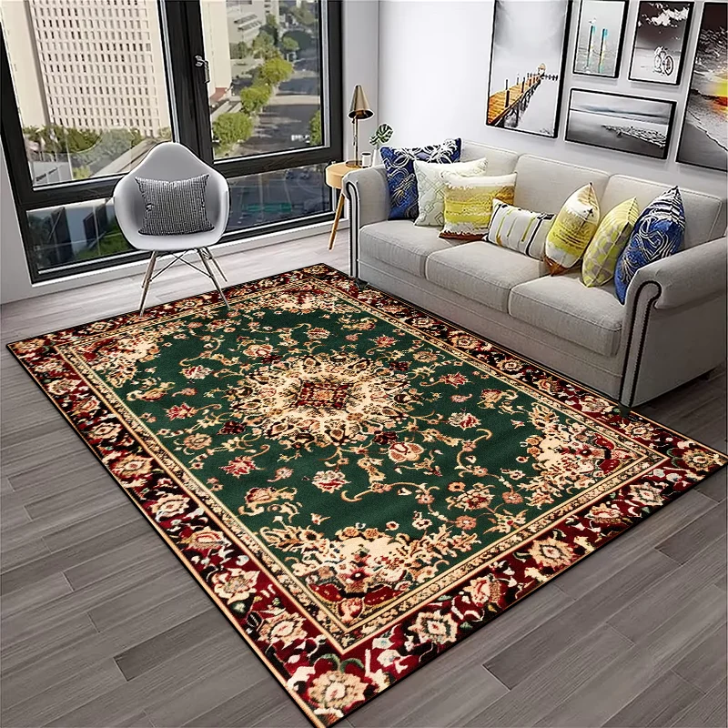 Vintage Persian Carpet for Living Room Decoration Rugs Large Size Bedroom  Customized Rug Lounge Coffee Table Side Mat Non-slip