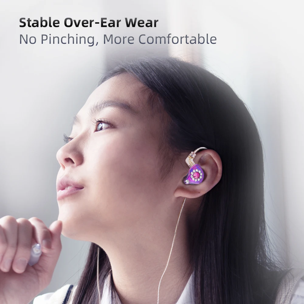 หูฟังเพชร AK6 Spark HIFI 1.2เมตร/2.5เมตรหูฟังนักดนตรีหูฟังมีไมโครโฟนแบบมีสายส่งคืนเสียงชุดหูฟังเกมกีฬา