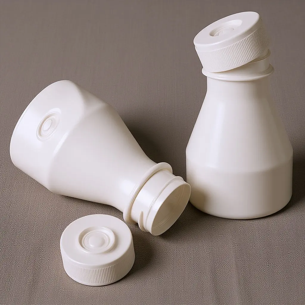 2 Pcs Flask Cell Culture Sample Containers Plastic Bottles for Laboratory Use Collection Transparent Preservation Flasks