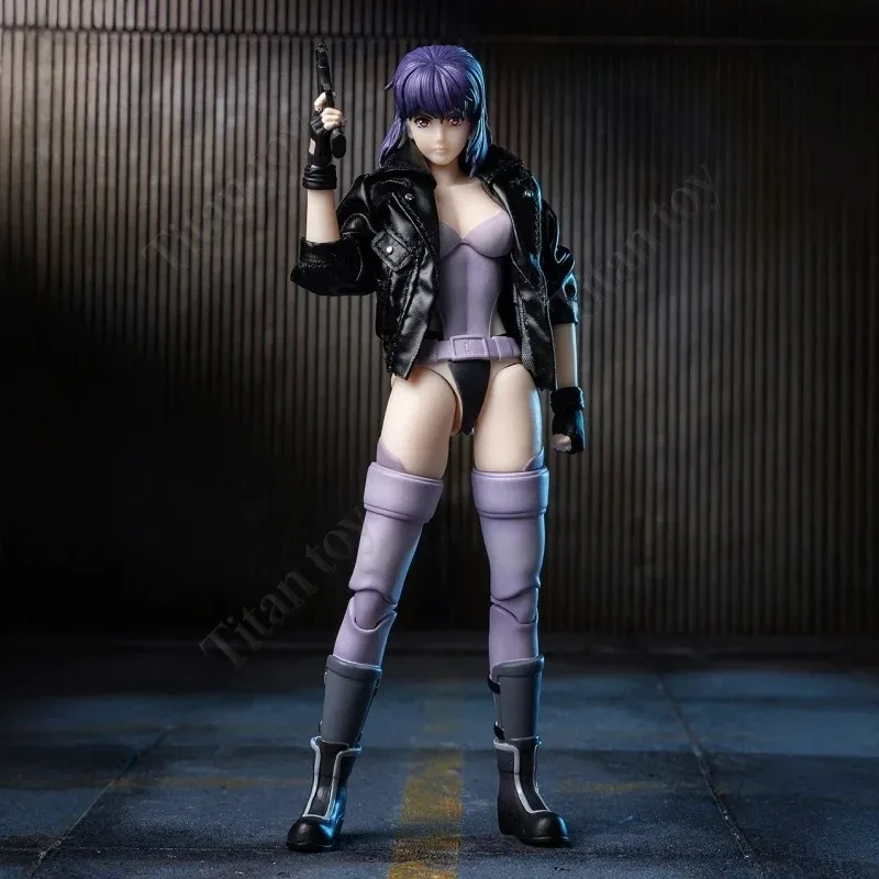 Ready To Ship Hiya Esg0202 Anime Action Figure Motoko Kusanagi 1/12 Scale Independent Complex Mobile Suit 6 Inch Collectible Toy view 3
