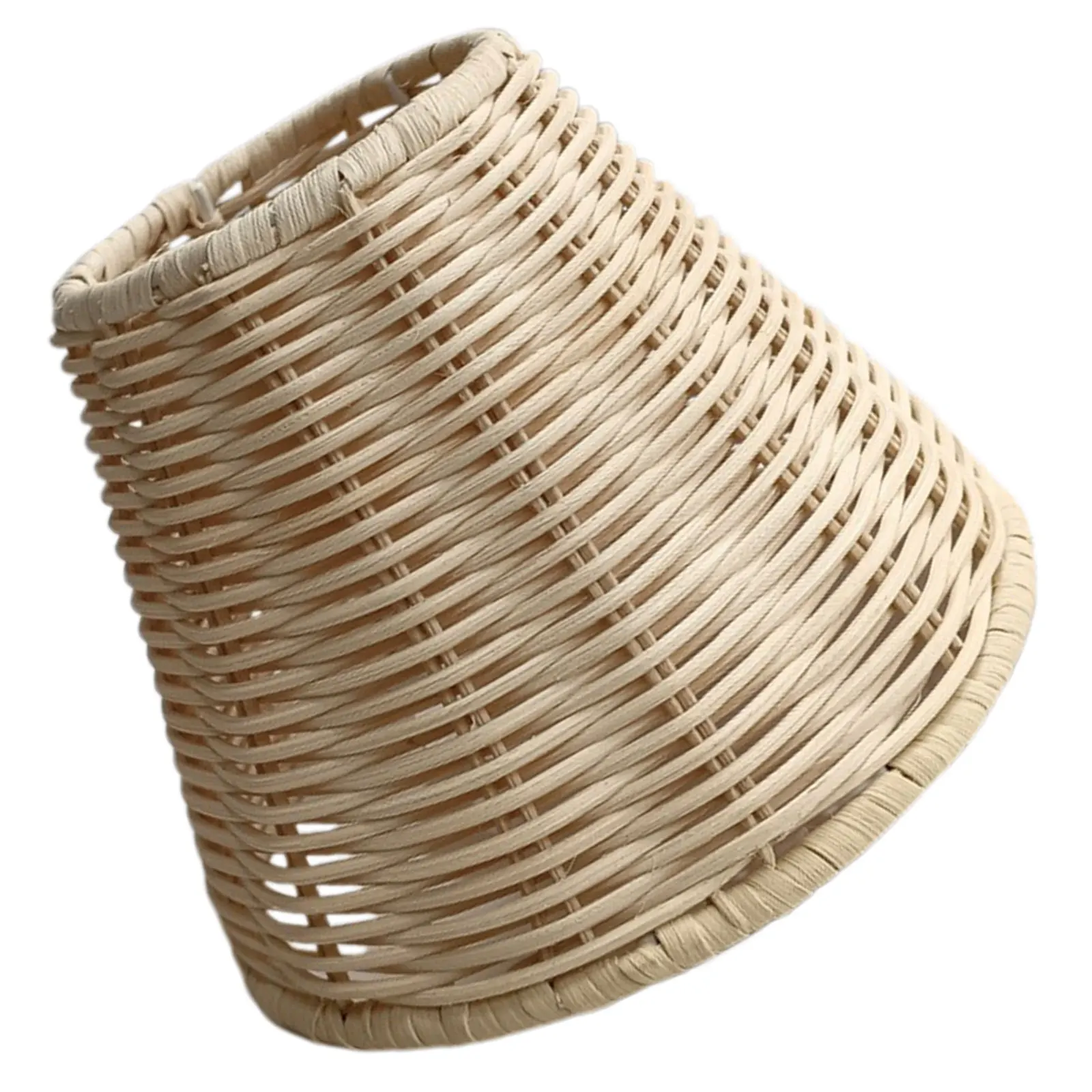 

Замена абажура для лампы E27, малый винтажный абажур из ротанга, ручной работы, в деревенском стиле, плетеный, для настольной, напольной, подвесной лампы