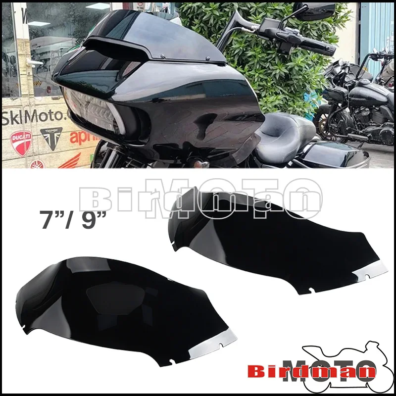 

Ветровое стекло для мотоцикла Harley Road Glide FLTRX 2015-2023, цвета: дымчатый, красный, синий, оранжевый, зеленый, желтый, фиолетовый, черный.