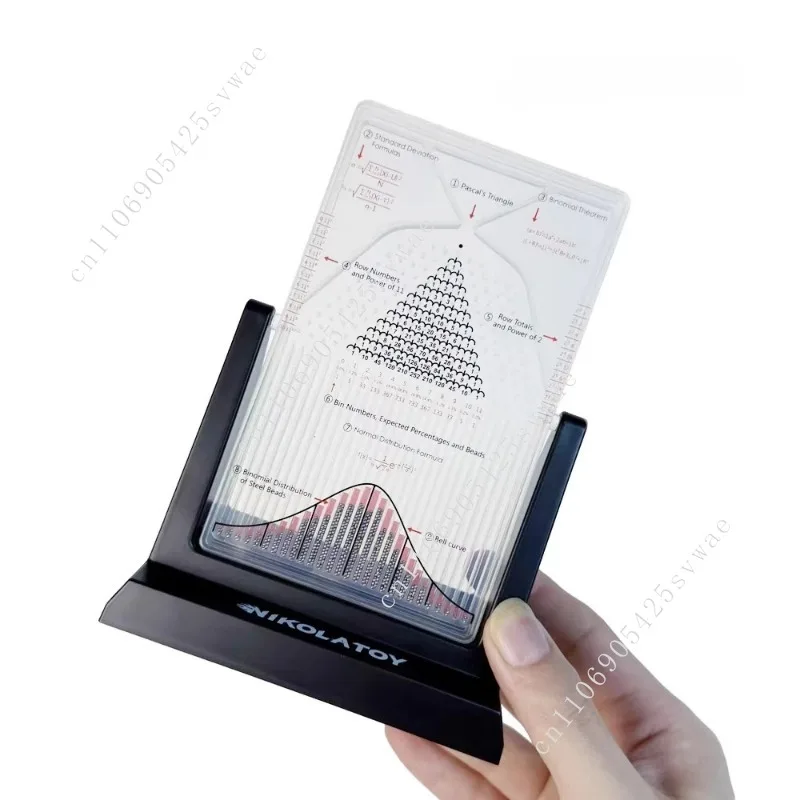 

High Quality NIKOLATOY Galton Board Model Ornament Toy GaltonBoard Normal Distribution Model Math Teaching Aid