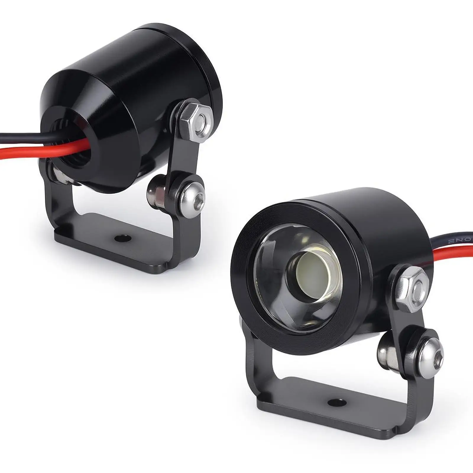 

RC LED Lighting Bumper Spare Parts Headlights for 1/10 RC Cars Compatible with TRX4 SCX10 D90