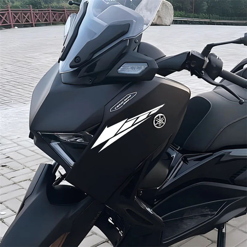 오토바이 프론트 펜더 모토 사이드 바디 헤드 테일 박스 반사 스티커 Pegatinas 데칼 액세서리 YAMAHA SMAX XMAX TMAX
