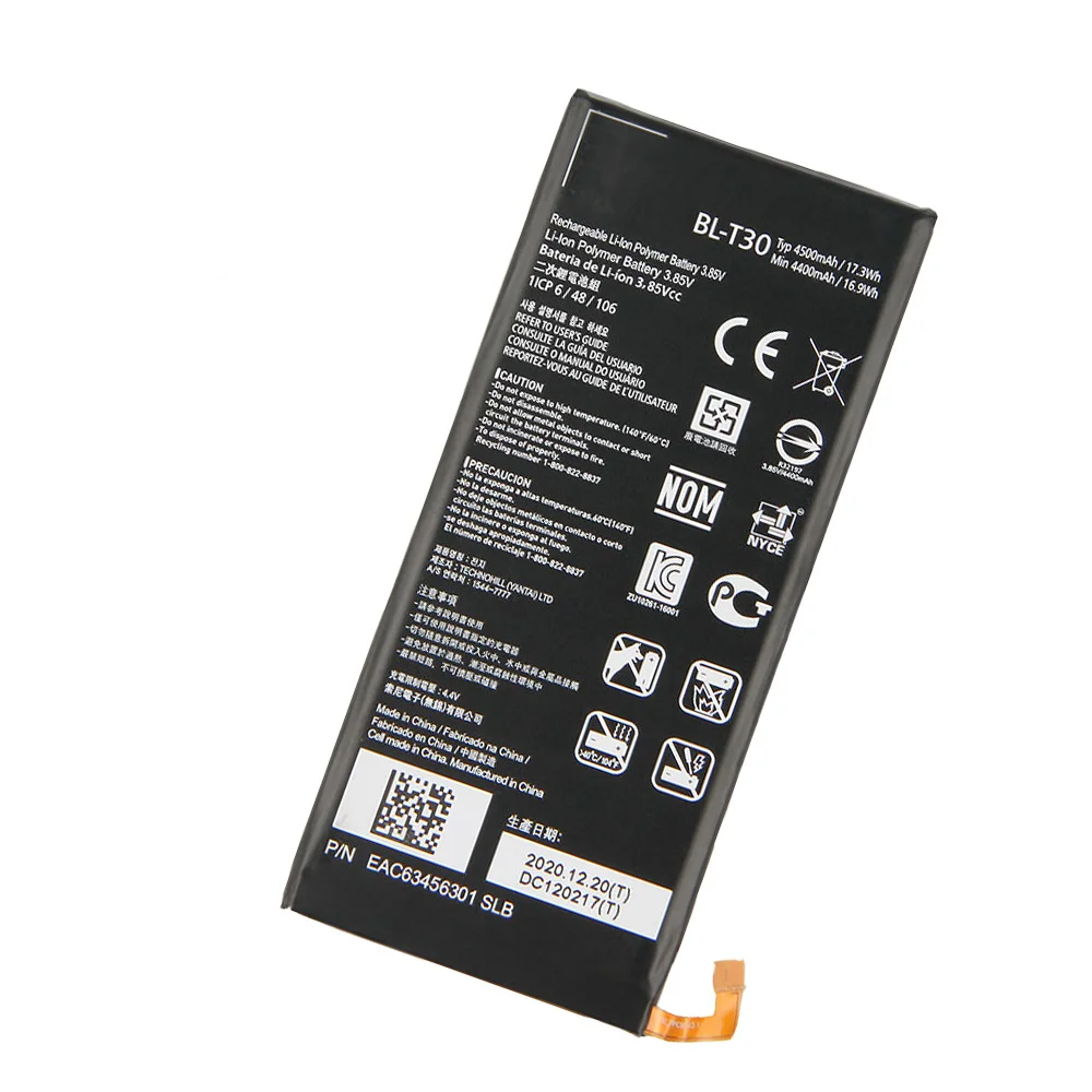 100% Original 4500mAh BL-T30 Phone Battery For LG X Power 2 II L64VL M320F M320N M322 L63BL K10 Power M320 M320DSN M320TV MLV7N