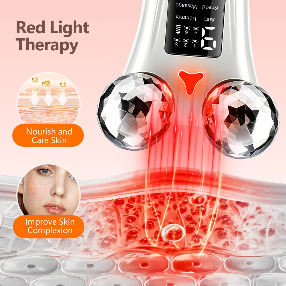 

Electric Facial Micro-current Beauty Instrument LED Display Face Lift Roller Massager Skin Tighten Massage Beauty Devices