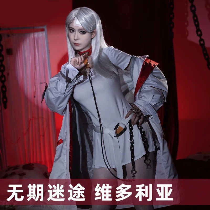 COS-KiKi Game Path To Nowhere Victoria Battle Suit Cosplay Costume Lovely Dress Uniform Halloween Party Role Play Outfit Women