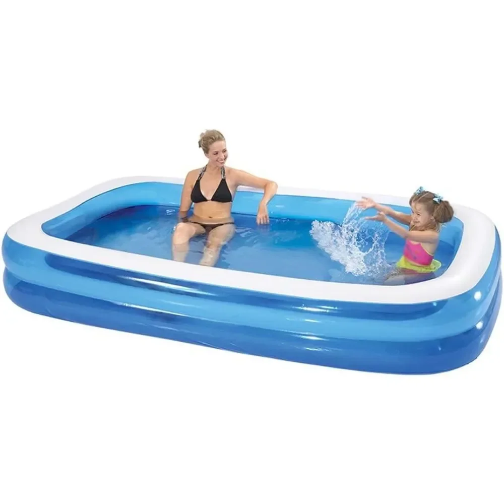 

Large Kids and Adults Inflatable Pools Thick Wear-Resistant Cold-Resistant PVC Material Air Swimming Pool Summer Water Party