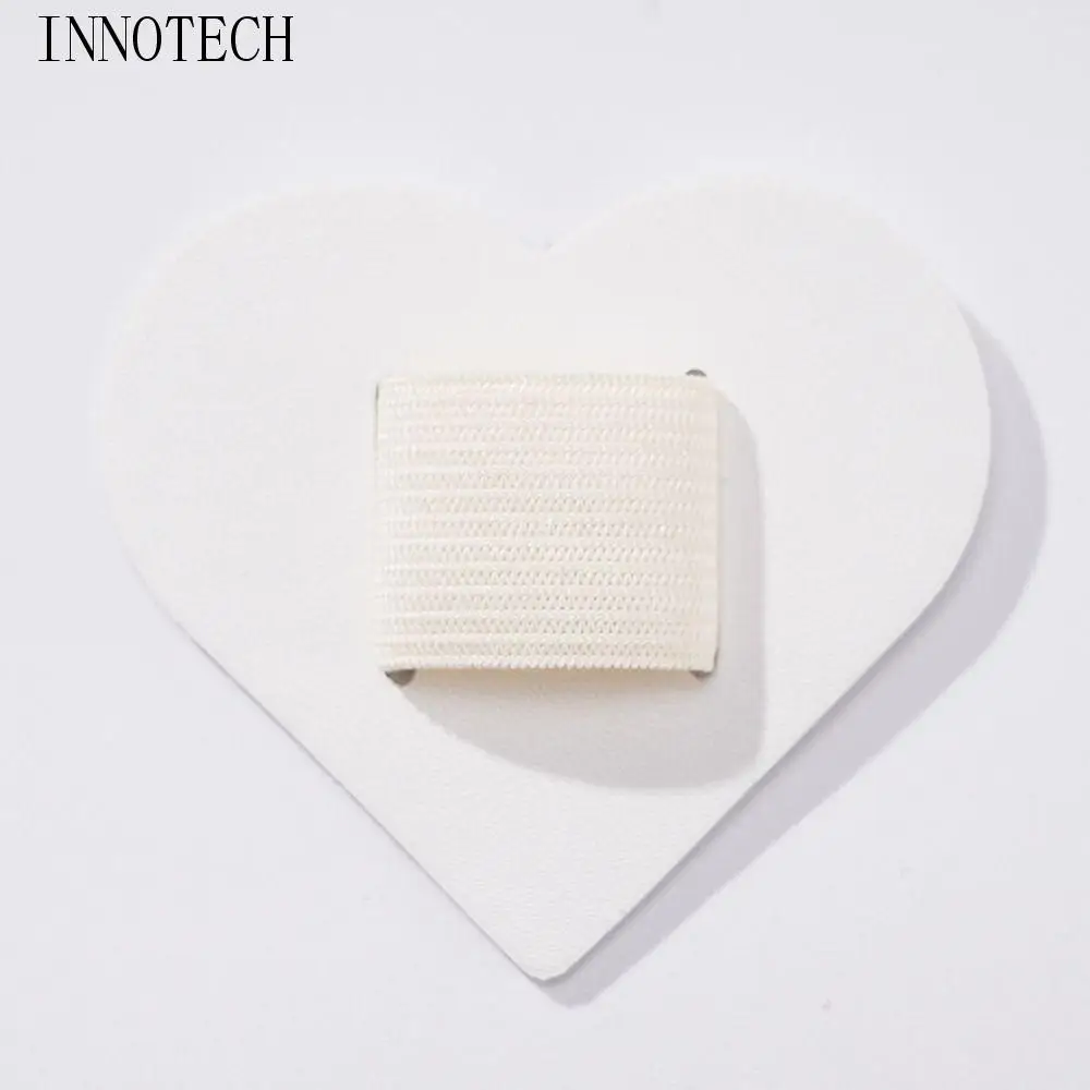 

Self-adhesive Round Pen Holder Elastic Loop Love Shaped Aesthetic Pen Holder Tablet Accessories Multicolor Leather Pen Holder