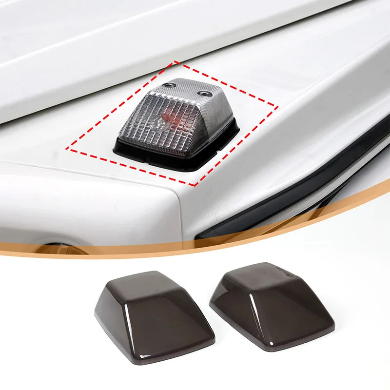 Smoked Black Car Front Turn Signal Light Cover Trim Decoration Sticker For Mercedes Benz G-Class W463 2007-2018 Auto Accessories