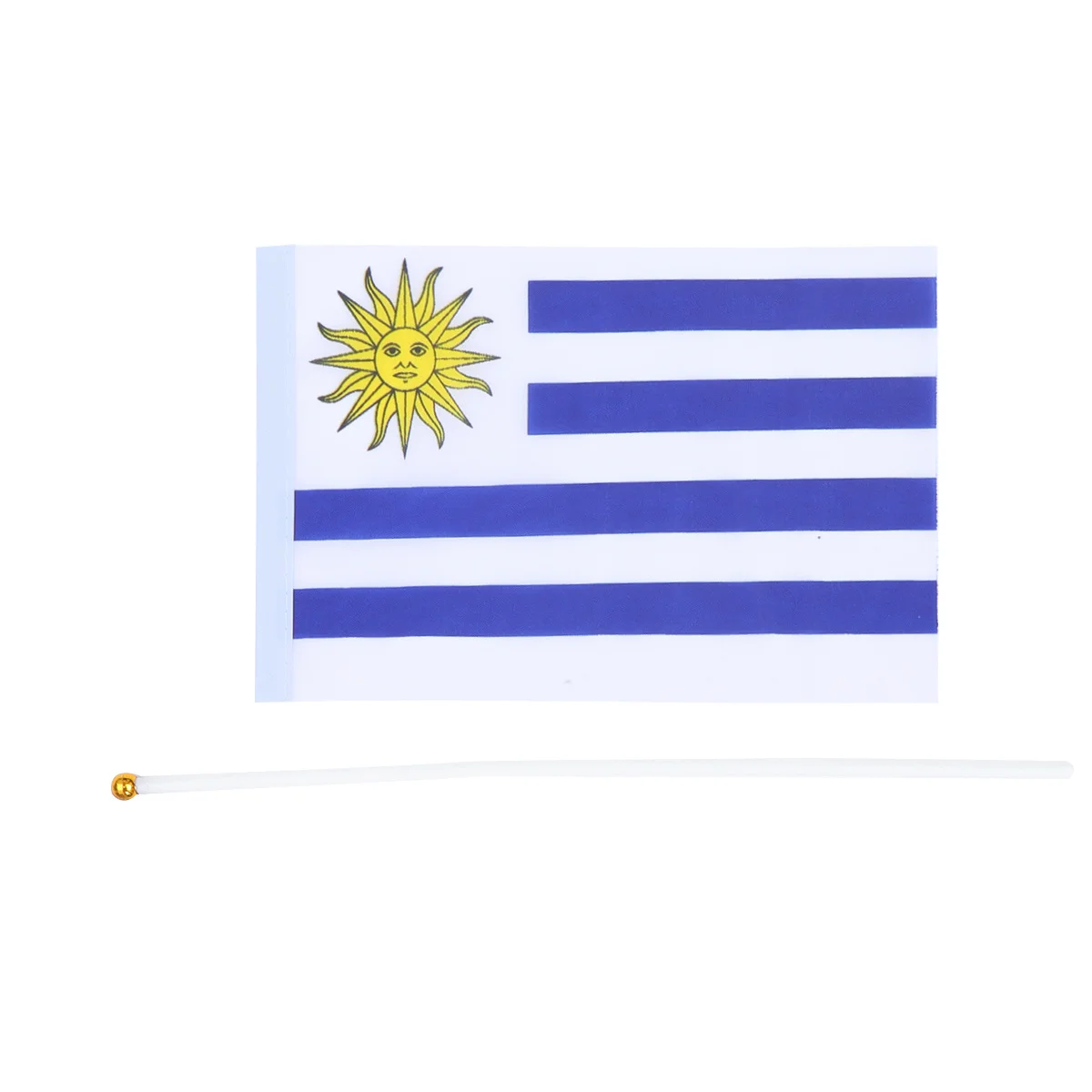 

100Pcs Hand Held Stick Flags Durable Small National Flags on Stick Portable Lightweight for Sports Party Classroom Decoration