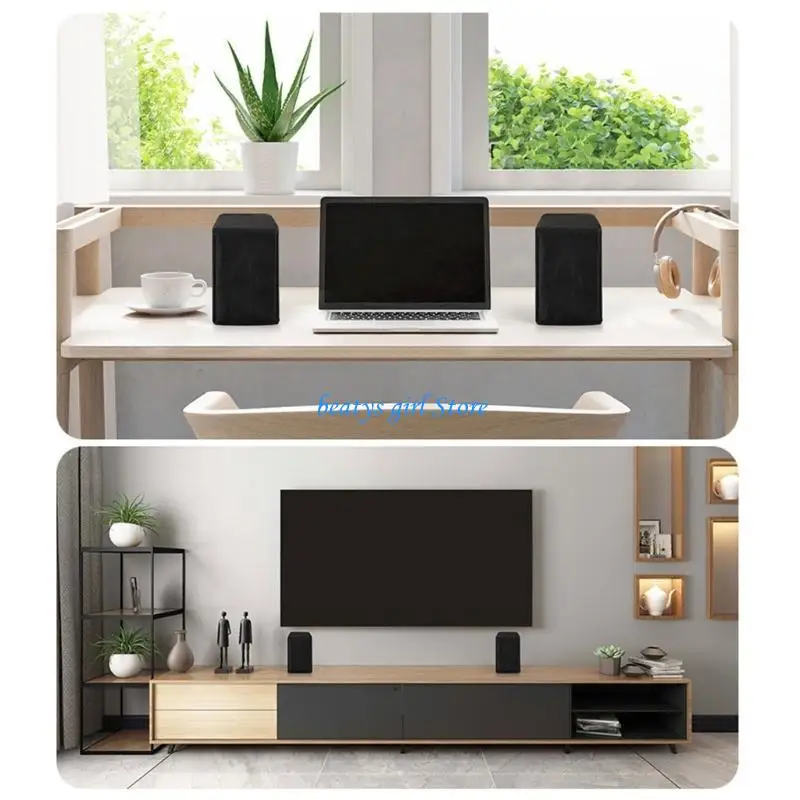 C7AB 1 par Cubierta polvo práctica para ERIS E4.5 / E3.5 Estudio Monitor Monitor Caso protector protección fácilmente a