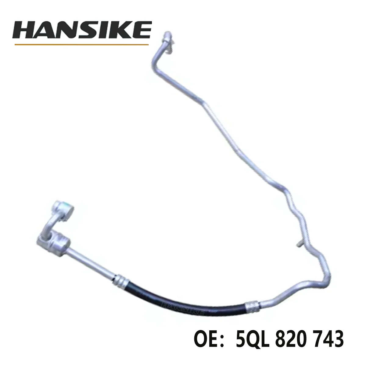HANSIKE 5QL820743 Air Conditioning Low-pressure Pipe for VW Jetta Refrigerant Line