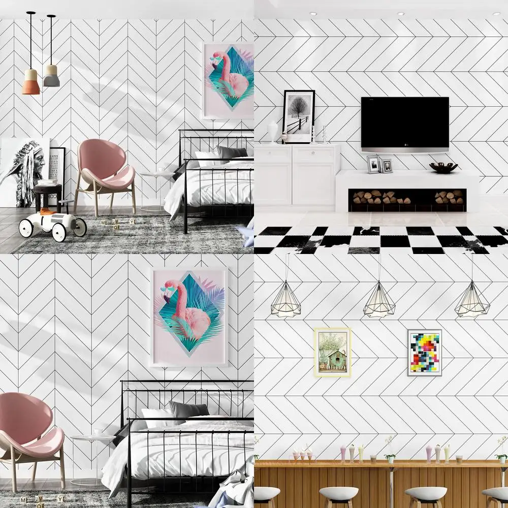 

Обои в скандинавском стиле, современный простой геометрический узор, вертикальная полоса, магазин одежды, спальня, гостиная, ТВ, фон, стена