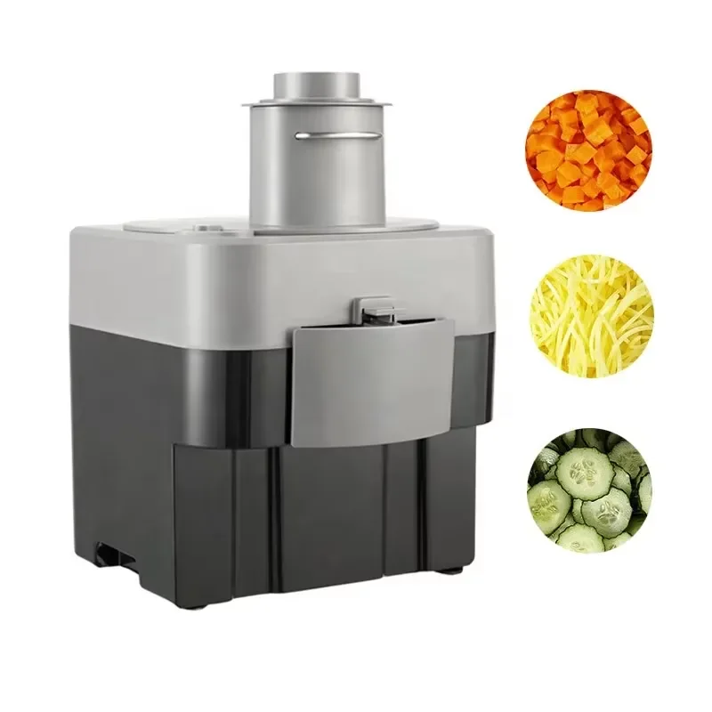 2026 Multifunction Electric Vegetable Cutter Dicing Slicing Shredding for Potato Carrot Cucumber Commercial Kitchen Use