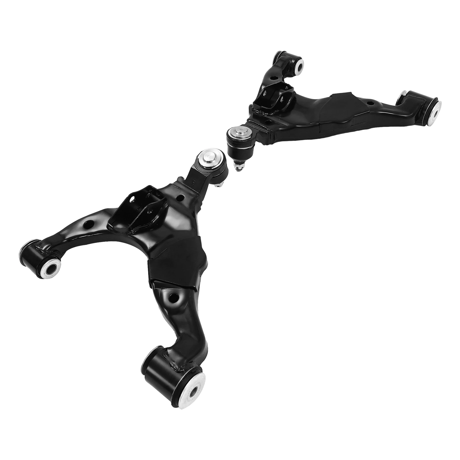 2 قطعة أذرع التحكم الأمامية السفلية الجبهة ذراع التحكم السفلي وصلة كروية مناسبة ل 2002-2009 تويوتا لاند كروزر برادو 120