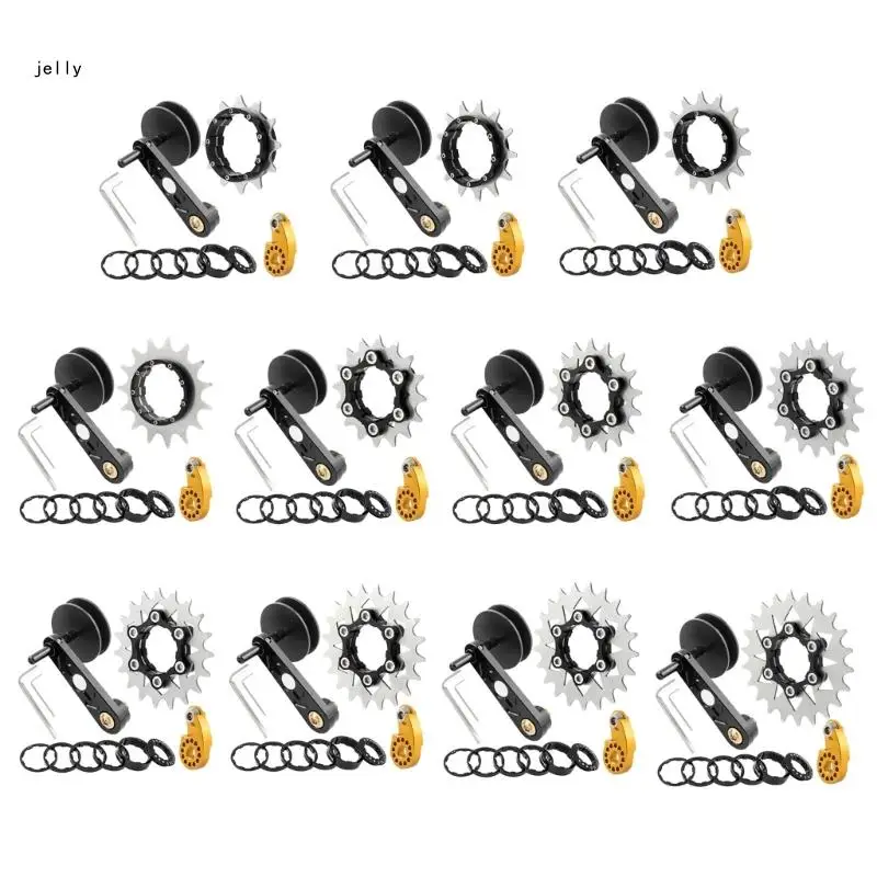 Bicycles Single Speed Adjuster Converter Single Speed Chain Tensioner Cassettes Cog Bike Chain Tensioner Easy to Install 448C