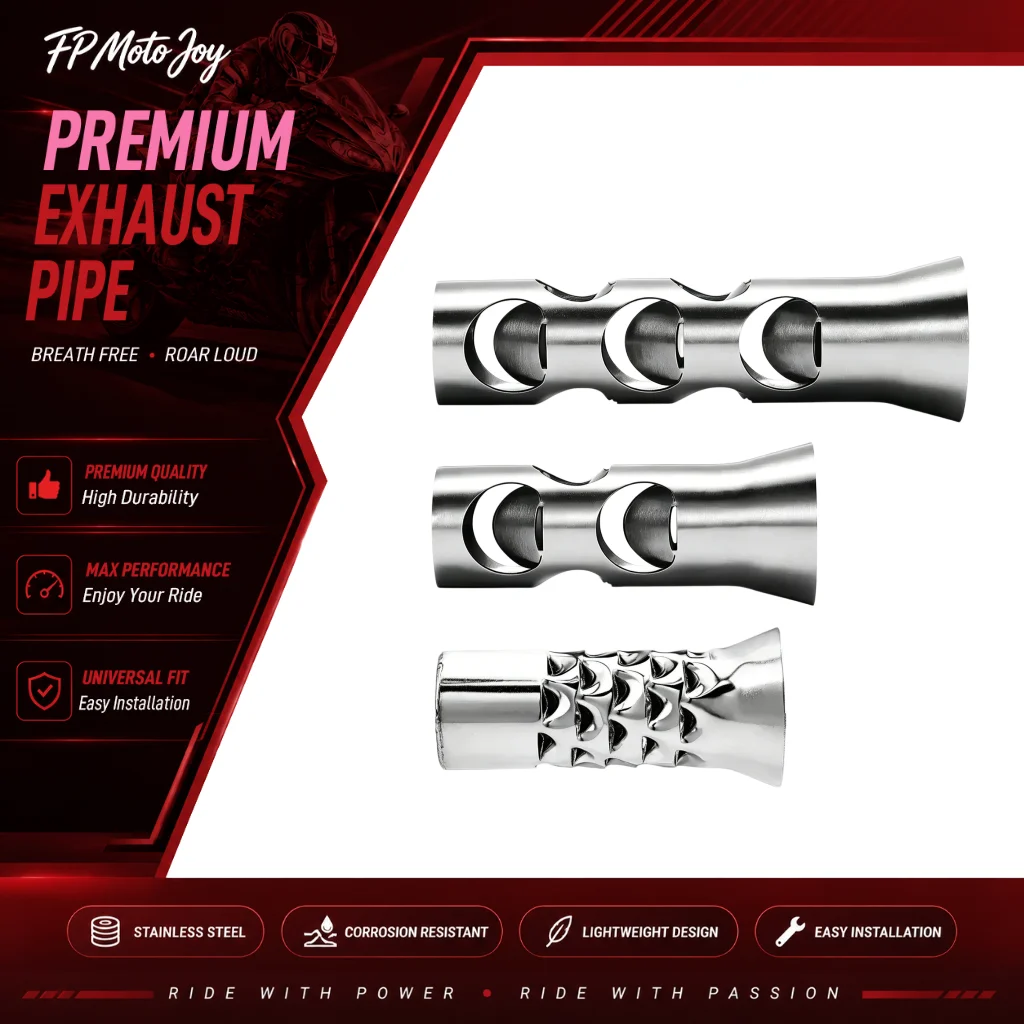 51mm Universal Exhaust DB Killer Baffle, Sound Reducer Middle Pipe Insert Fit Yoshimura SC Akrapovic Motorcycle Muffler