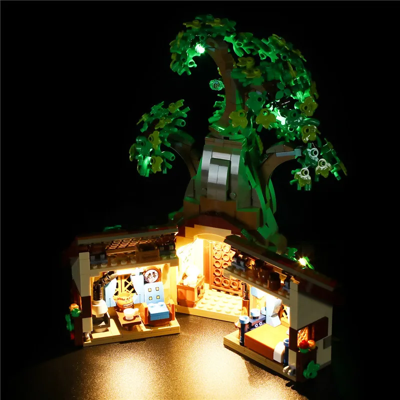 Conjunto De Iluminação Winnie the Pooh, Idéias De Arquitetura, Não Incluir Bloco De Construção, Apenas Kit De Luz Led, 21326