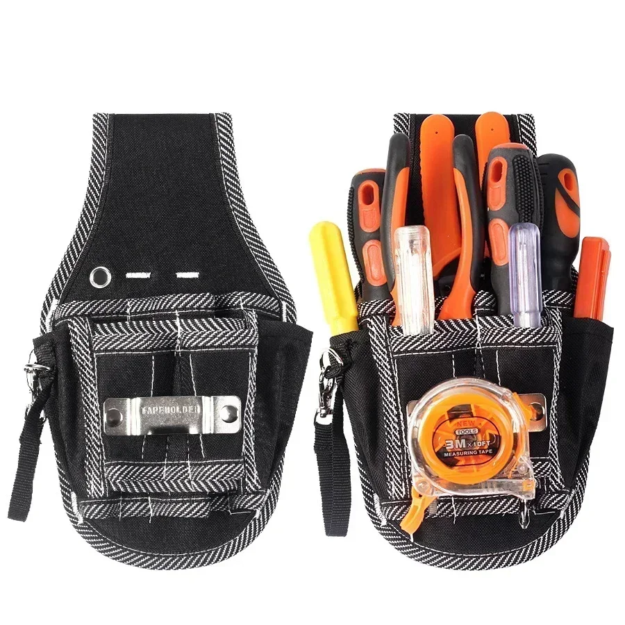 Holder Pocket Tool Fabric Belt Pouch Nylon Screwdriver Bag Waist Kit Case Electrician Multifunctional