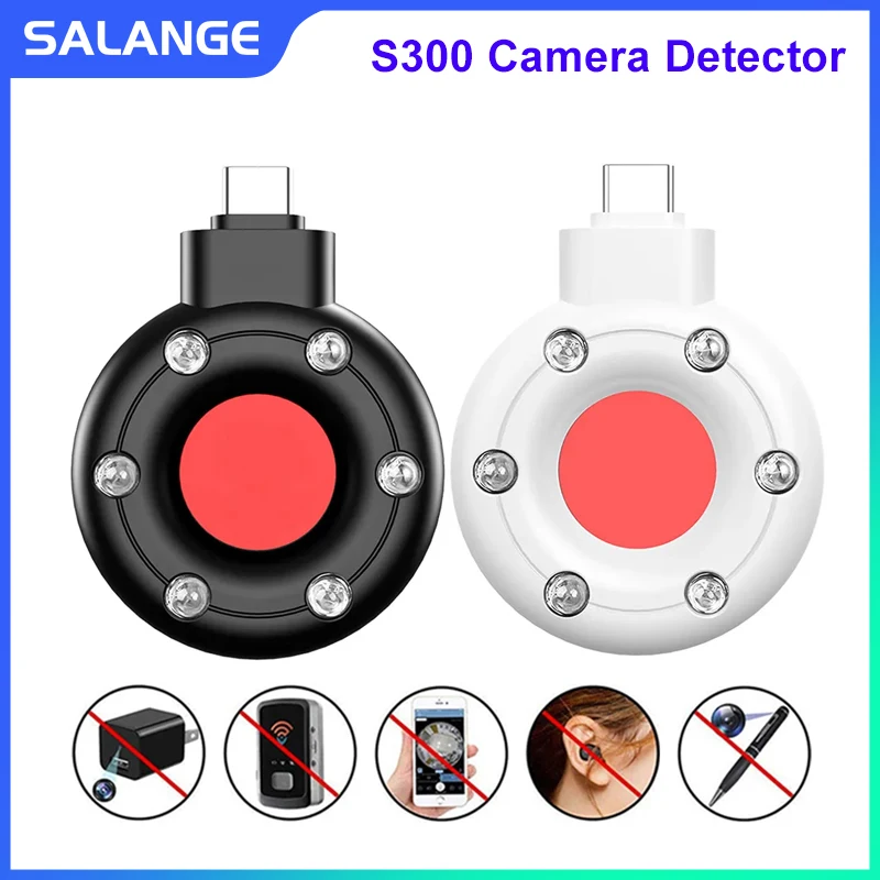 

Salange S300 Anti Candid Camera Detector Portable Lens Detect Gadget Anti-Peeping Security Protection Use for Office Hotel