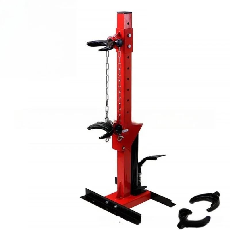 

Shock absorber spring compressor, shock absorber spring disassembly machine, hydraulic type