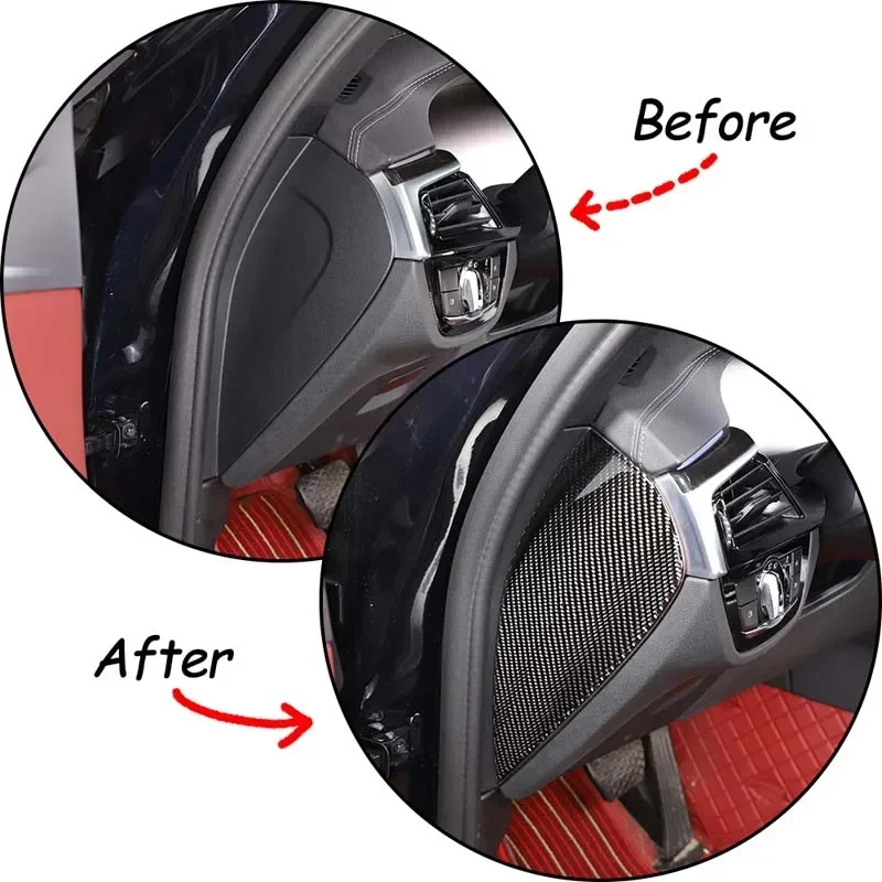 

For BMW 5 Series G30 G38 2018-2022 Car Styling Carbon Fiber Car Door Anti-Collision Sticker Interior Modification Accessories