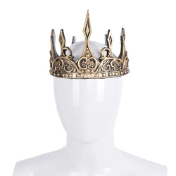 Crown King For Men Crowns Halloween Costume Kings Partymedieval Prom Boysroyal Vintage Witch Headdress Headwear