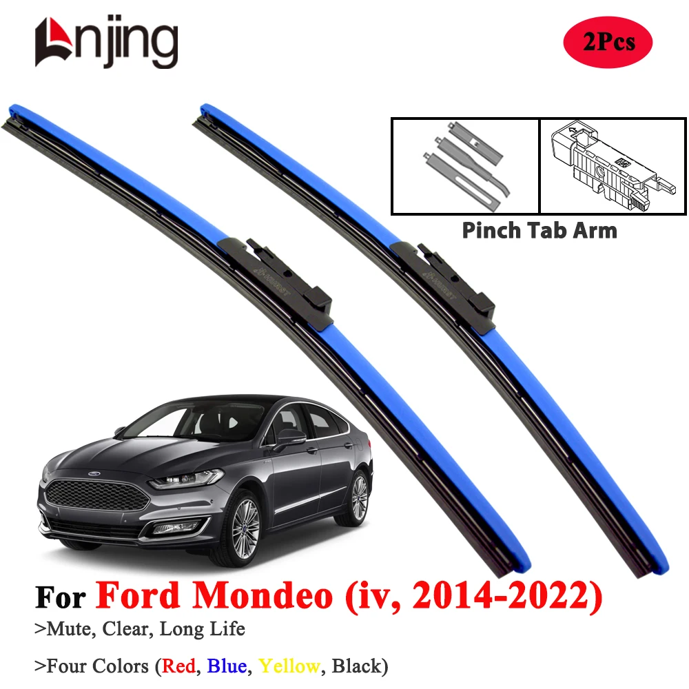 

LNJING Blue Wiper Blade For Ford Mondeo 2014-2022