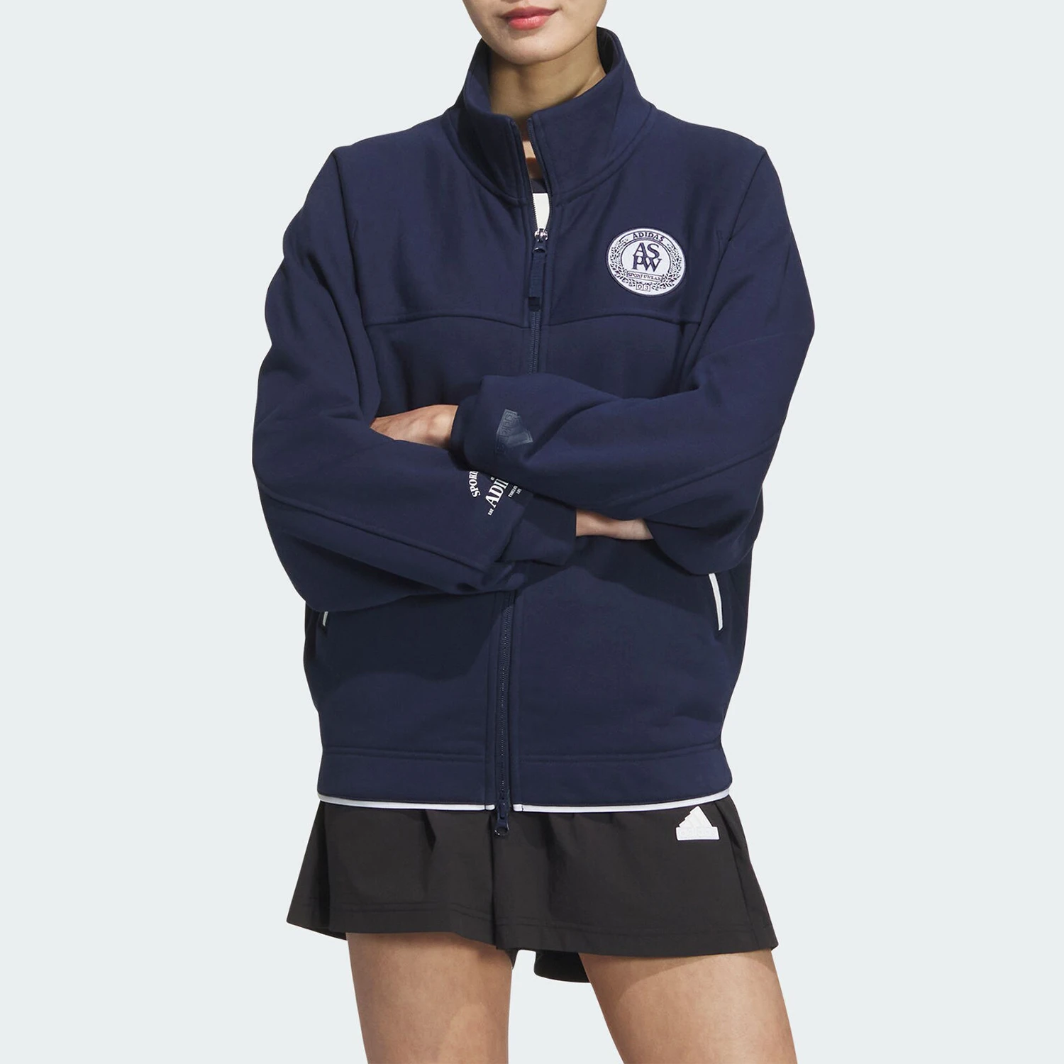 

Официальная новая женская модная спортивная повседневная куртка Adidas JD3466