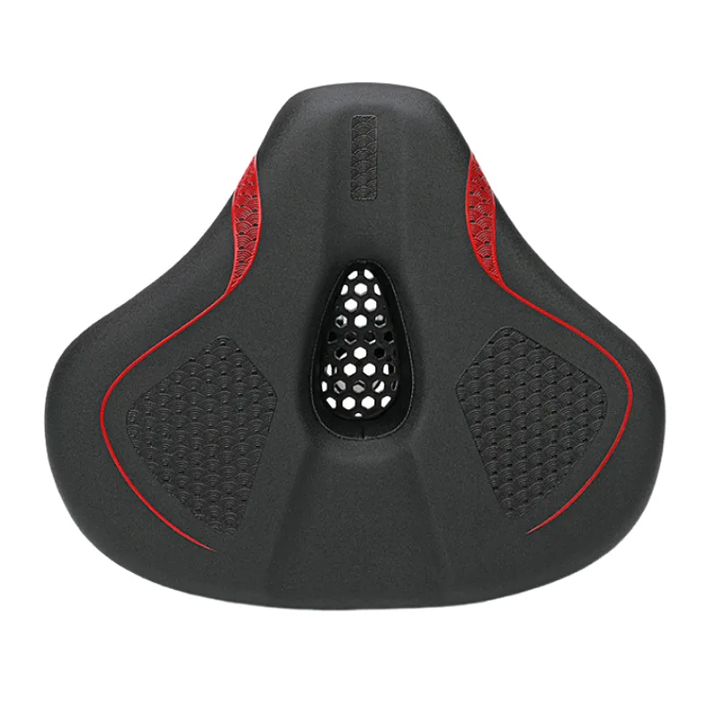 

Simple Style Anti-Slip Bike Saddle Soft Padded Shock Absorbing Seat for Road Bicycles Indoor Exercise Accessory